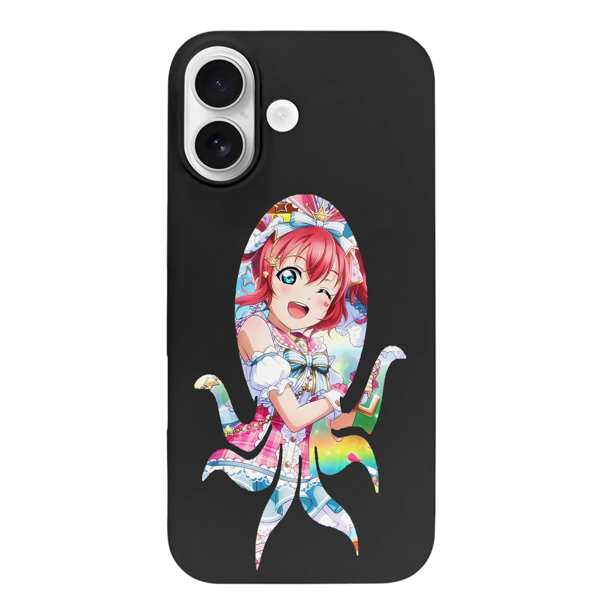 Love Live! グッズ,黒澤ルビィ - iPhone 17 シリーズ シリコンケース 薄型 耐衝撃 指紋防止 ソフトタッチカバー 精密フィット 傷防止 保護ケース iPhone 17/17 Air/17 Pro/17 Pro Max 対応